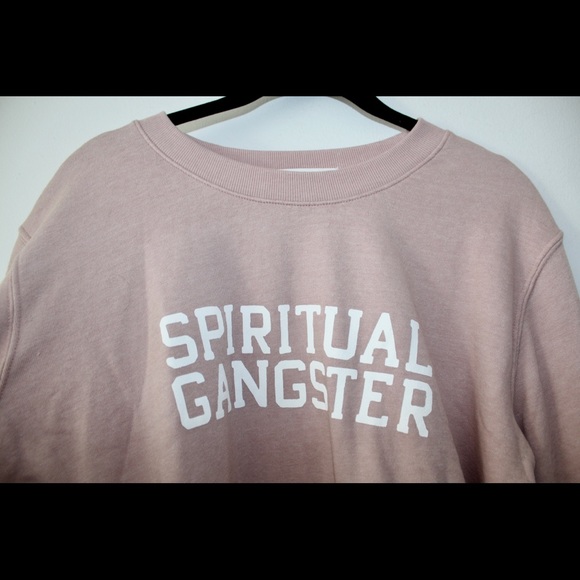 NWT Spiritual Gangster Varsity Cropped Sweatshirt - Picture 6 of 7